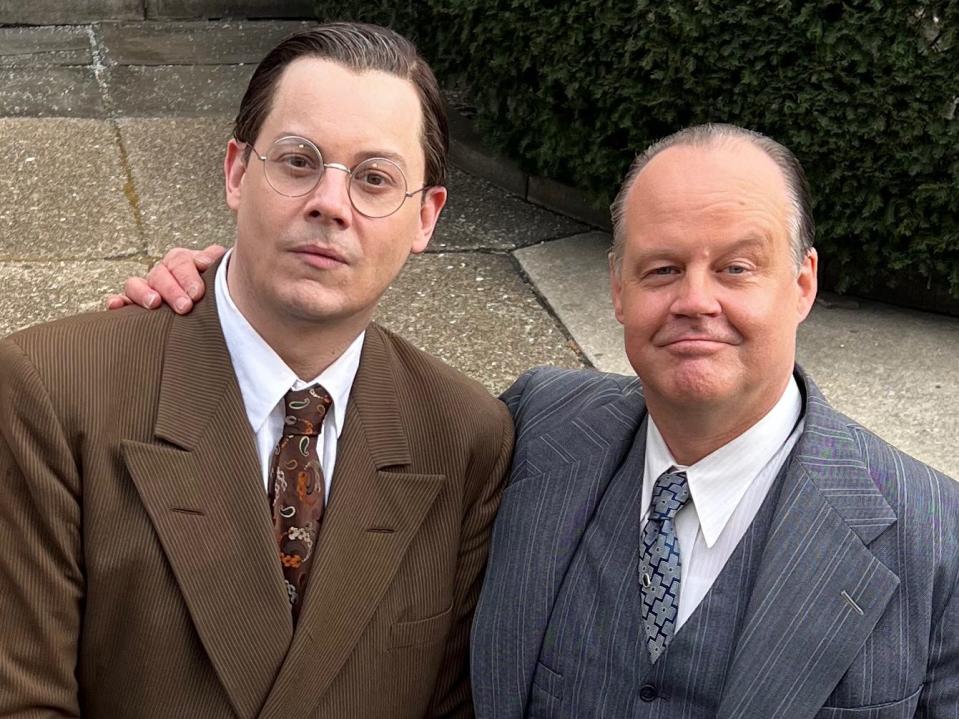 Jack White and Larry Fessenden standing next to each other