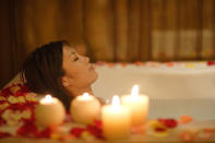 Taking the time to love and nurture yourself will help your mind and body achieve greater balance and harmony. Draw a long bath and scent it with calming essential oils like lavender. Light candles, connect with friends or a partner, and aim to get at least seven to eight hours sleep a night.