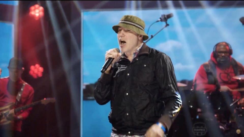 In this screengrab, Gregg Alexander of the New Radicals performs during the Virtual Parade Across America on January 20, 2021.