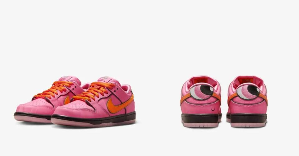 Nike SB Dunk低筒鞋Pro x 飛天小女警花花圖片來源：Nike官網