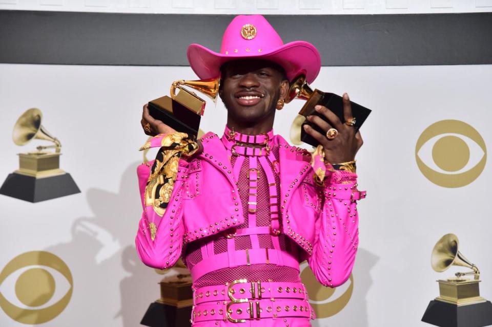 Lil Nas X at the 62nd Annual Grammy Awards in January 2020 (Getty Images for The Recording A)