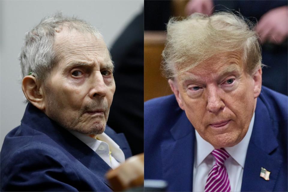 Robert Durst (left) and Donald Trump (Getty Images)