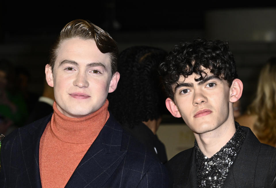 Kit Connor and Joe Locke attend the National Television Awards 2022 at The OVO Arena Wembley on October 13, 2022 in London, England. (Photo by Gareth Cattermole/Getty Images)