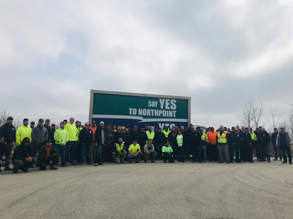 Will and Grundy County trades unions are huge proponents of the NorthPoint Development project on Joliet's southern corridor. Image via John Ferak/Patch