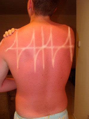 Those are some fancy tan lines