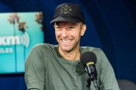 Chris Martin stops by the SiriusXM Hollywood Studio in L.A. on Tuesday.