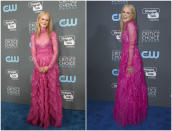 <p>Solo Nicole Kidman podía ponerse este arriesgado modelito de Valentino y salir triunfadora de la <em>blue carpet</em>. (Foto: Reuters / AP). </p>