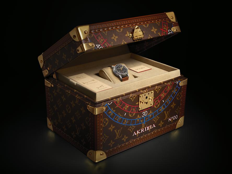 Shaped as a tiny monogrammed trunk Louis Vuitton has unveiled the