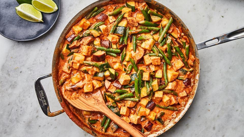 Tofu and Summer Vegetable Curry