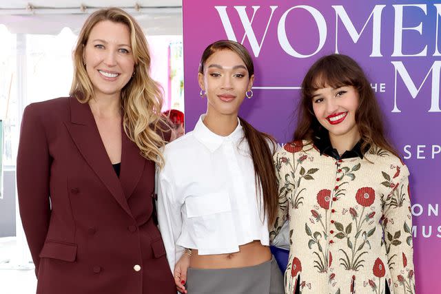 <p>Anna Webber/Getty</p> Ty Stiklorious, Genia and Zia Victoria at the Women In The Mix event