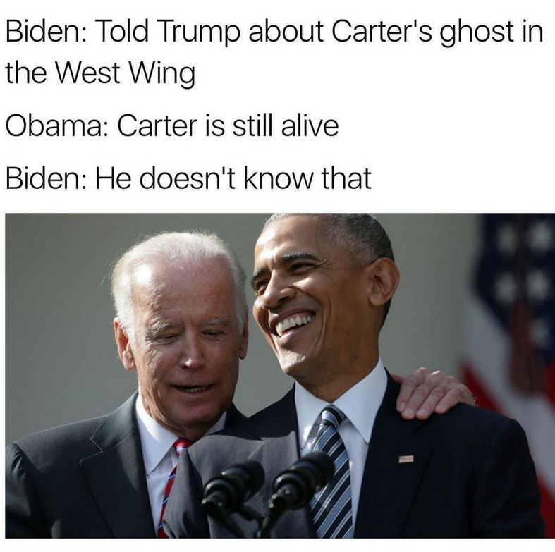 "¡Pero Joe!"... Divertidos memes de Obama y Biden toman las redes