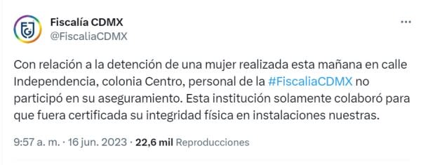 fiscalía CDMX jueza Angélica