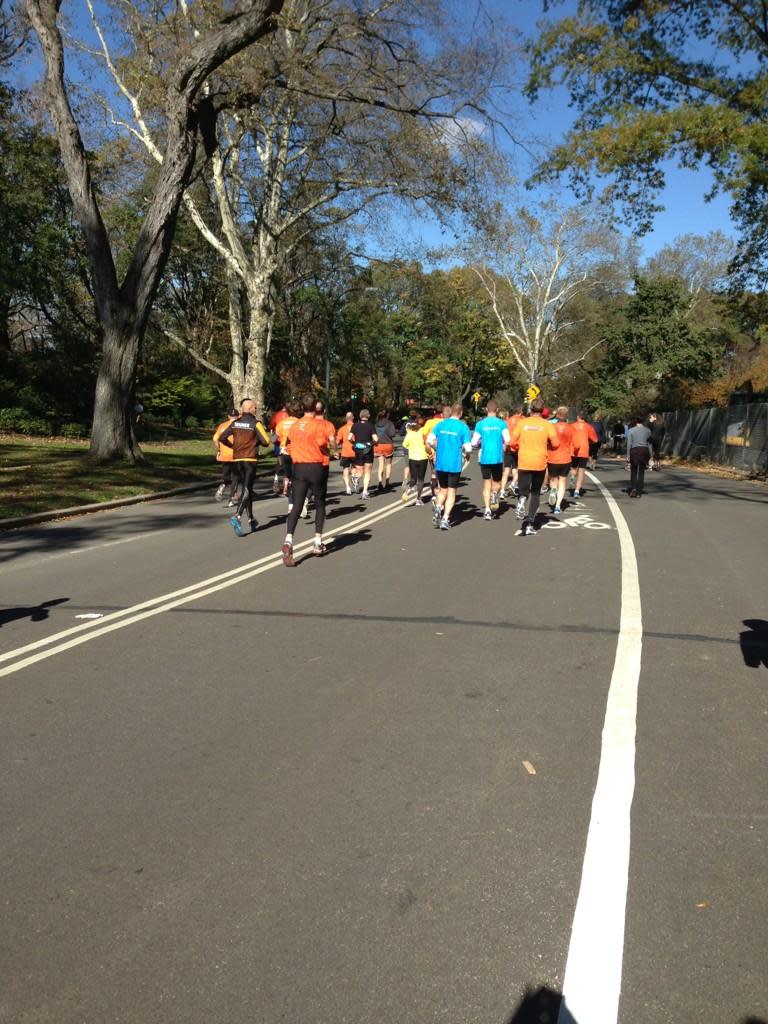 International #unofficial #nycmarathon runners.