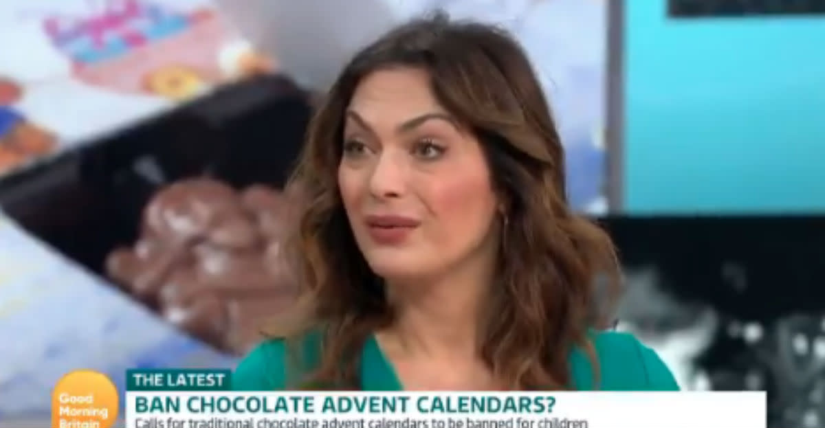 Toni Buxton declared that advent calendars should be banned when she made an appearance on Good Morning Britain (ITV)