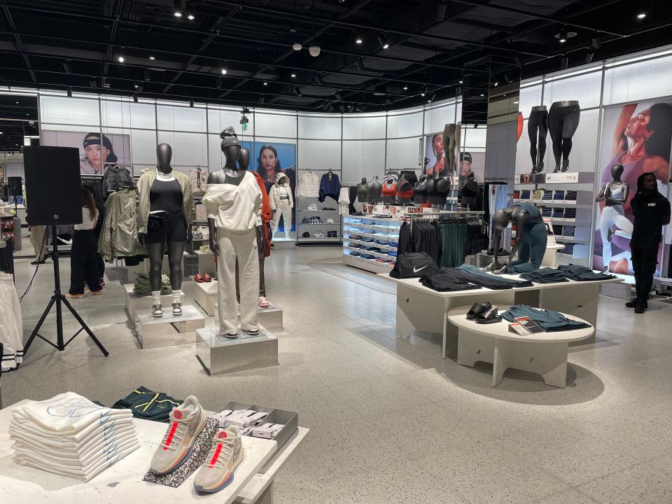 Nike has opened a store on the lower level of The Gardens Mall in Palm Beach Gardens in time for the holiday shopping season.