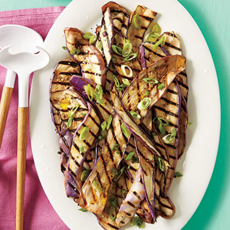 Grilled Eggplant with Yogurt Sauce