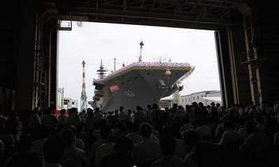 Japan Unveils Largest Warship Since WWII