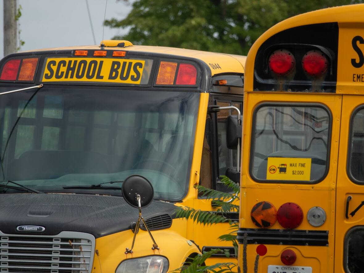 A bus driver is facing an impaired driving charge after allegedly being picked up in a ride checkpoint, York Regional Police say. (Francis Ferland/CBC - image credit)