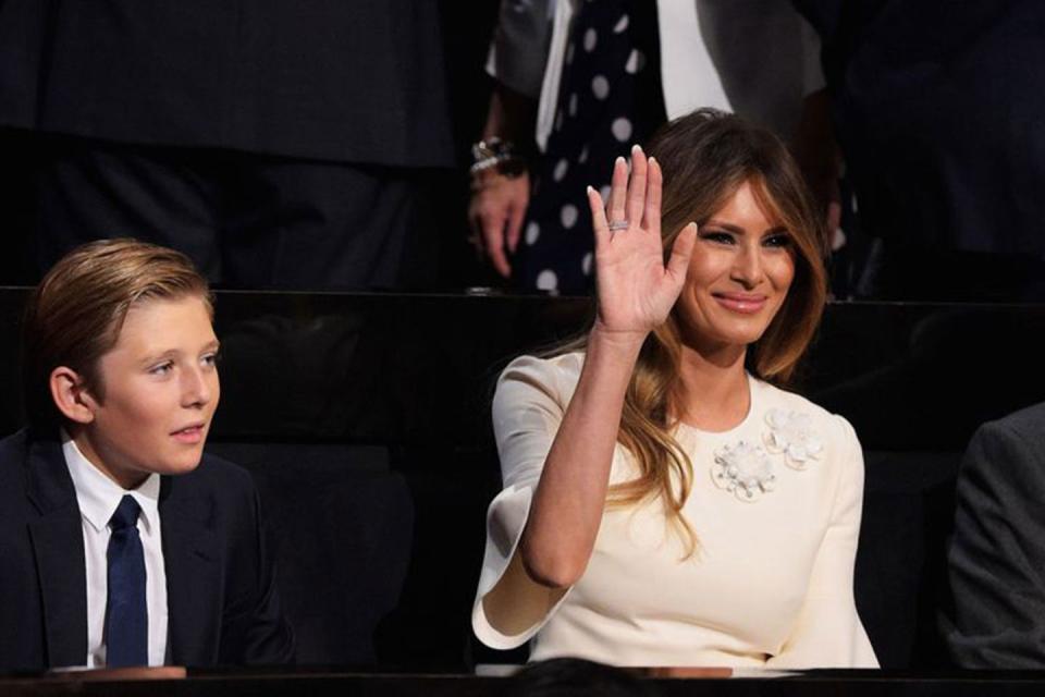 Barron has more than his own bedroom.