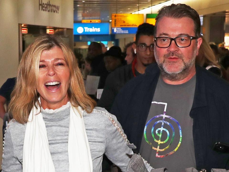 Kate Garraway and Derek Draper in 2019 (PA)