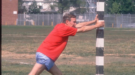 Presidents in short-shorts: A jog down memory lane