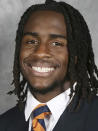 This undated image provided by University of Virginia Athletics shows NCAA college football player Devin Chandler, one of Virginia three football players killed in a shooting, Sunday, Nov. 13, 2022, in Charlottesville, Va., while returning from a class trip to see a play. (University of Virginia Athletics via AP)