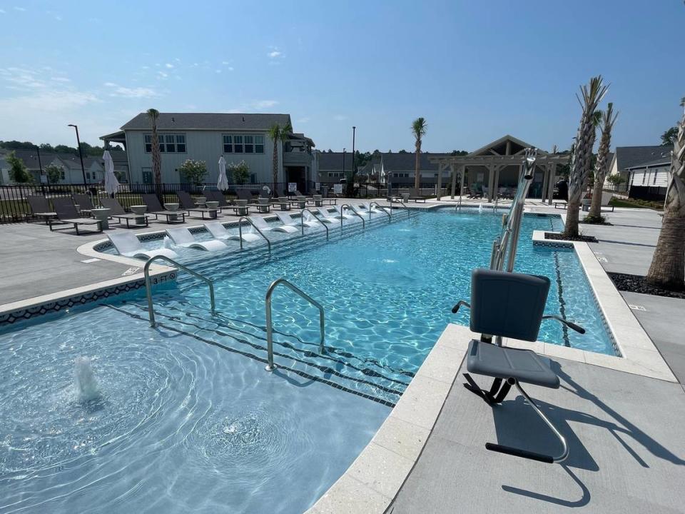 The Cottages at Myrtle Beach is one of the newest built-to-rent complexes built in Horry County in recent years. The complex offers residents several amenities like a gym and pool.