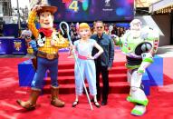 Tom Hanks walks red carpet for Toy Story 4 European premiere