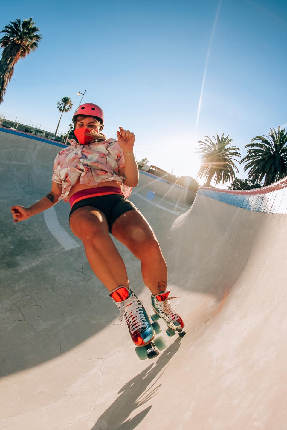 Shayna “Pigeon” Meikle, owner of Pigeon's Roller Skate Shop