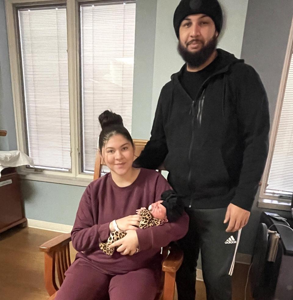 Oaklawn's first baby of 2024 is Clover Renée Coney, born at 12:21 p.m. Monday, Jan. 1, in the Oaklawn Birth Center. The child is the daughter of Jade Torrey and Jaden Coney of Albion.