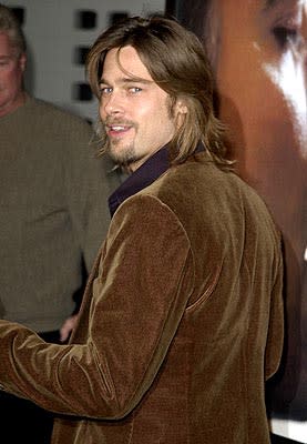 Brad Pitt at the Hollywood premiere of 20th Century Fox's Solaris