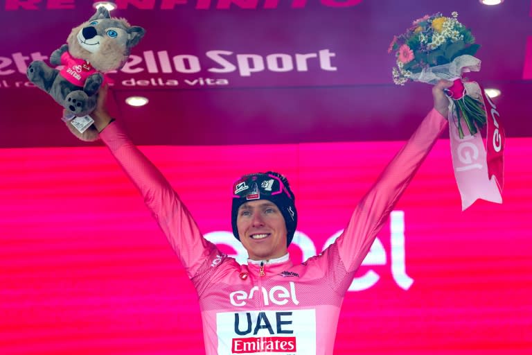 Team UAE's Tadej Pogacar will bid to become the first rider since the late Marco Pantani in 1998 to achieve the Giro/Tour de France double (Luca Bettini)