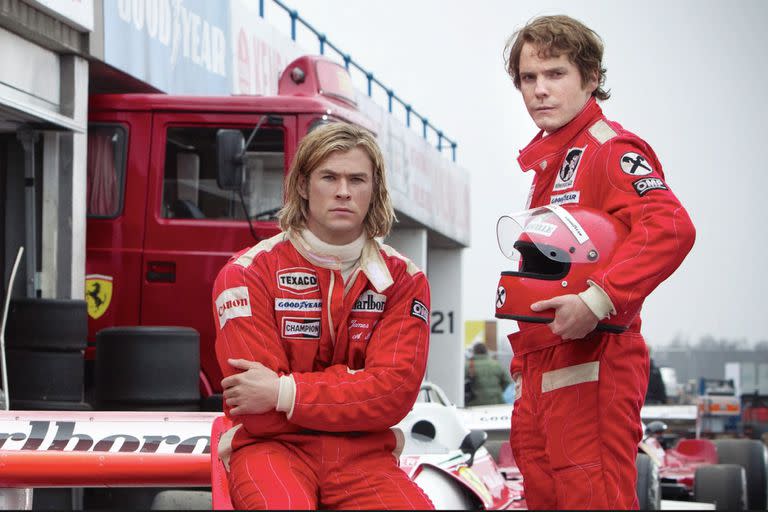 Chris Hemsworth y Daniel Brühl, inmejorables como James Hunt y Niki Lauda en Rush, pasión y gloria