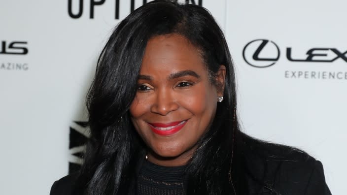 Tameka Foster Raymond (above) is opening up about how she found peace in her life after the accidental death of her son, Kile Glover, back in 2012. (Photo by Leon Bennett/Getty Images)