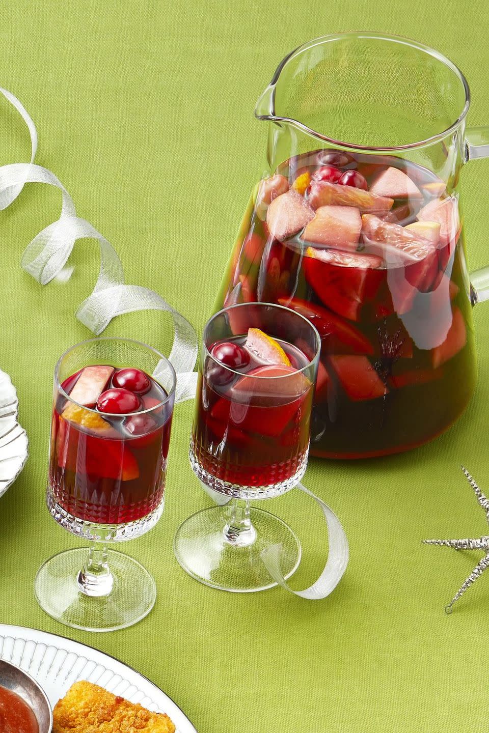 Orange, Apple, and Cranberry Sangria