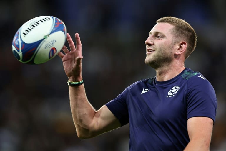 Scotland fly-half Finn Russell could miss the rest of the English Premiership season with a groin injury (FRANCK FIFE)