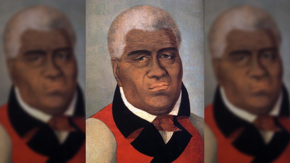 Portrait of Kamehameha I. Original title of this painting was 