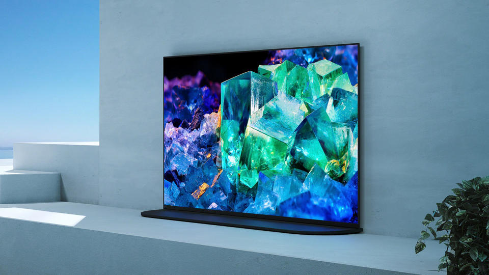  Sony A95 QD-OLED in a brightly lit room 