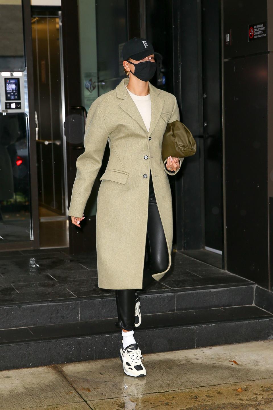 29) Hailey Bieber out in New York, November 2020