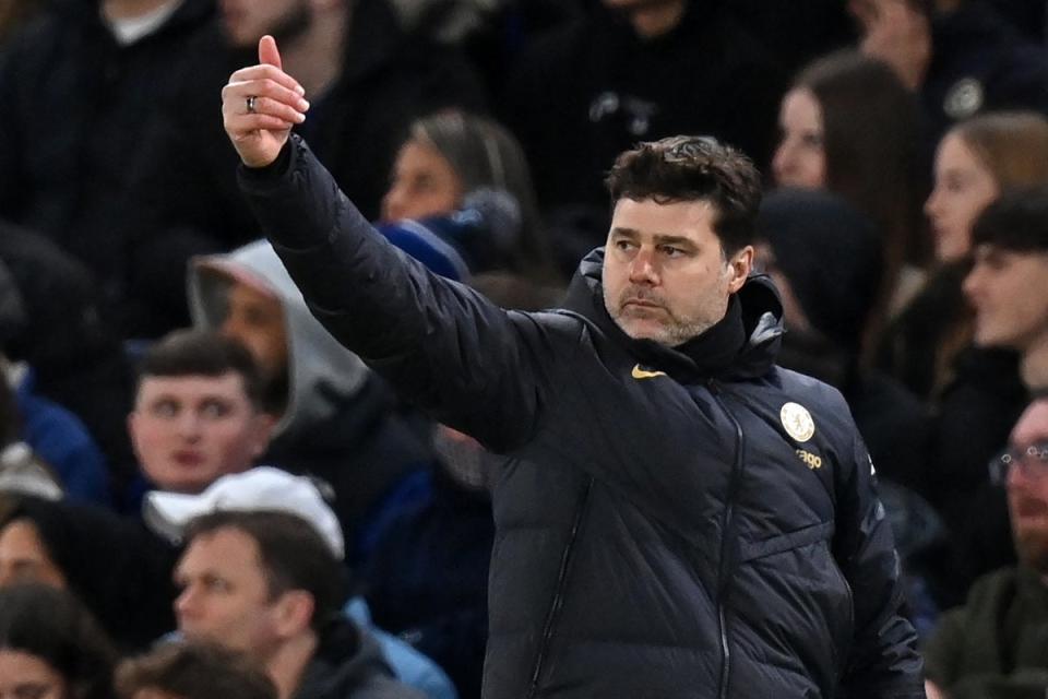 The result, for now, eases pressure on Mauricio Pochettino (AFP via Getty Images)