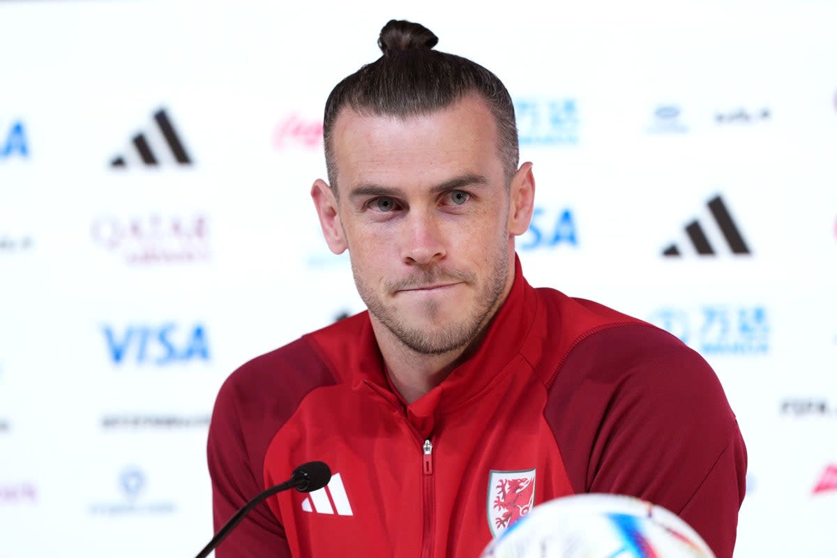 Wales captain Gareth Bale is aiming for another World Cup shock against England (Martin Rickett/PA) (PA Wire)