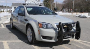 A Rhode Island State police cruiser is shown in this file photo.