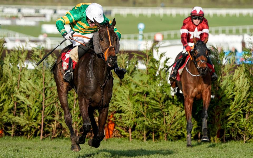 Easysland beats Tiger Roll at the Cheltenham Festival this year  - GETTY IMAGES