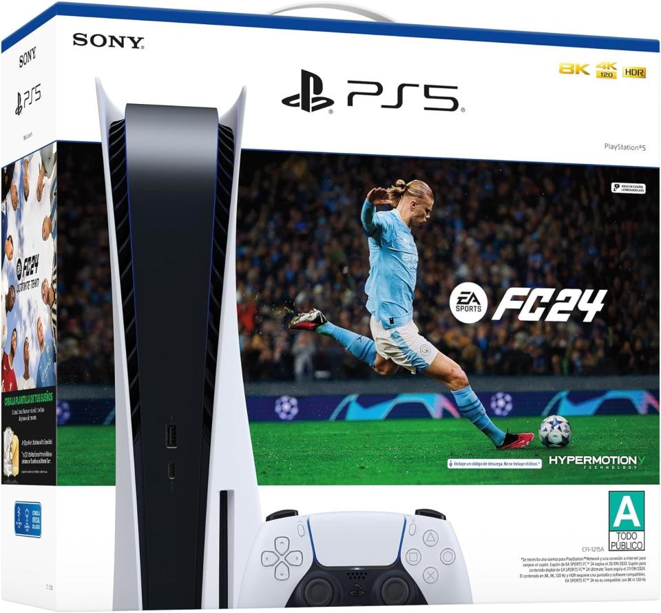 El bundle de EA SPORTS FC 24 y PS5 para armar la reta