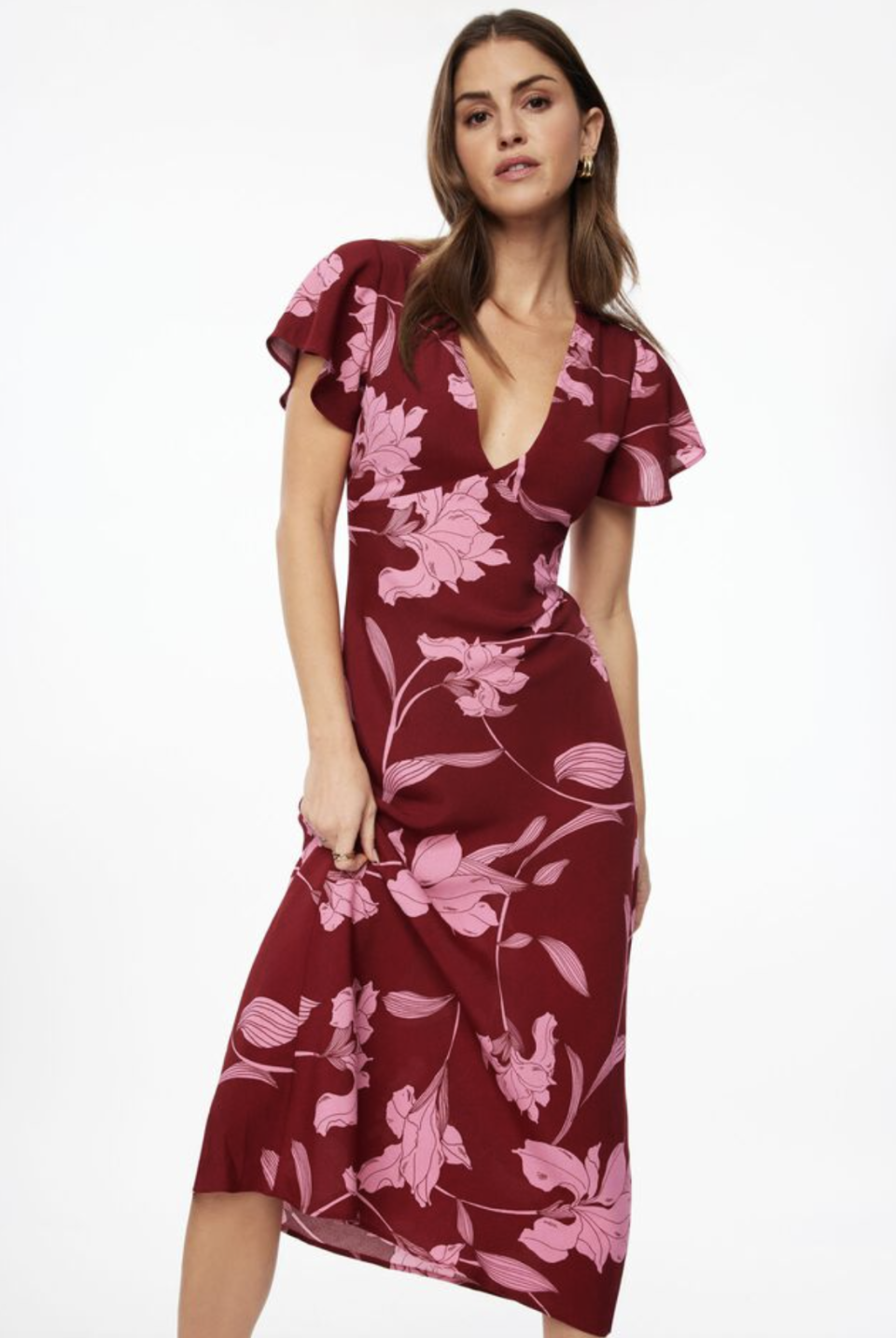 Soraya Floral Maxi Dress (Photo via Dynamite)