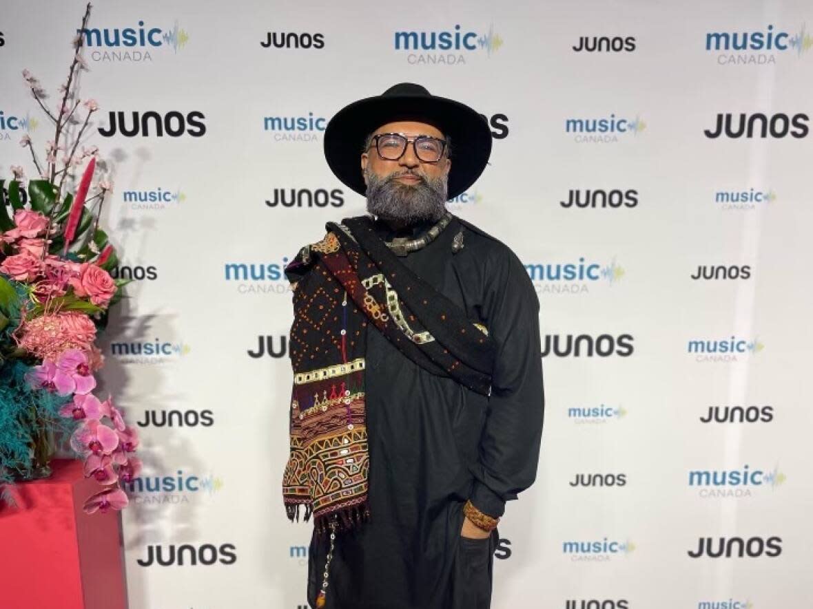 Ruby Singh, a musician of 20 years, says he didn't start playing music until he was a 20-year-old theatre student.  (Submitted by Ruby Singh.  - image credit)