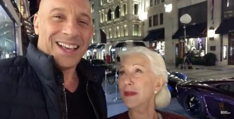 vin diesel helen mirren f9 fast 9