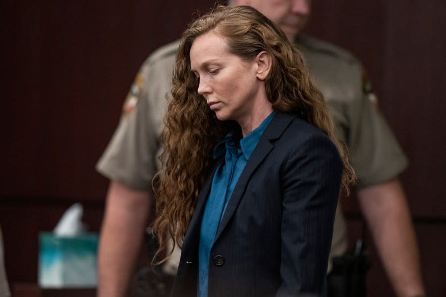 Kaitlyn Armstrong enters the courtroom to hear the verdict on her murder trial at the Blackwell-Thurman Criminal Justice Center on Thursday, Nov. 16, 2023. Armstrong was found guilty of killing Anna Moriah Wilson in May 2022. | Statesman pool