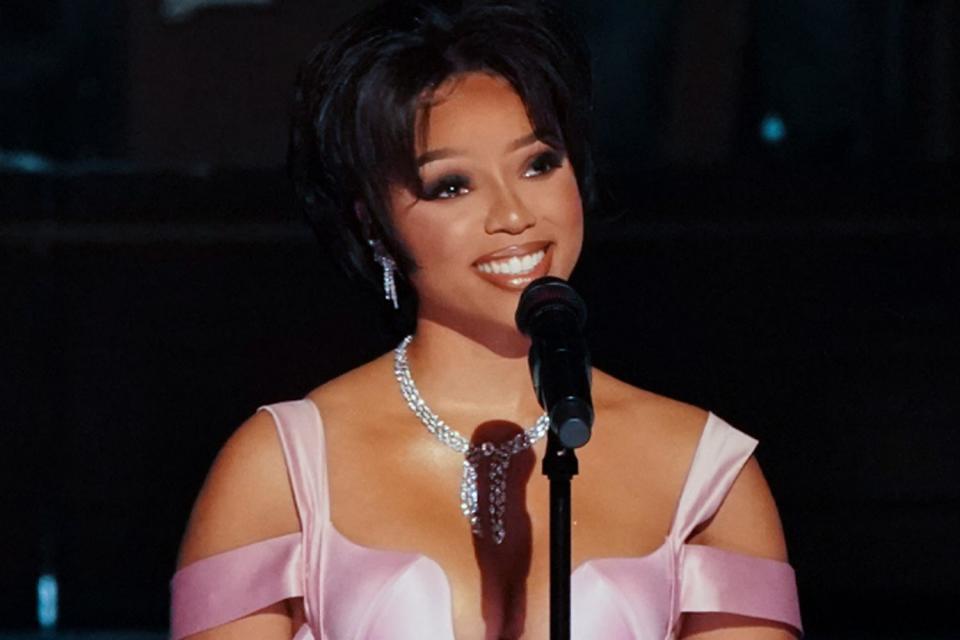 <p>Gail Schulman/CBS via Getty </p> Chloe Bailey performs at the 46th Annual Kennedy Center Honors