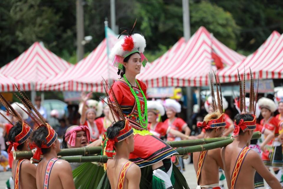 基隆原住民聯合豐年祭二十六日登場。（記者鄭鈞云翻攝）